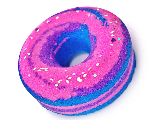 Cotton Candy Donut Bath Bomb