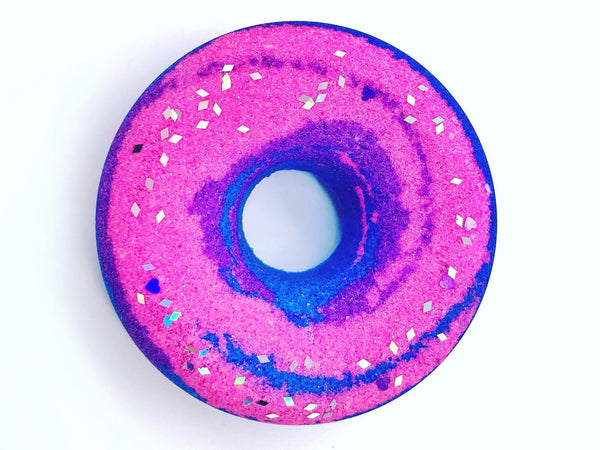Cotton Candy Donut Bath Bomb