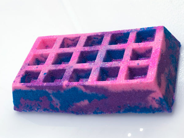 XL Unicorn Cotton Candy Waffle Bath Bomb