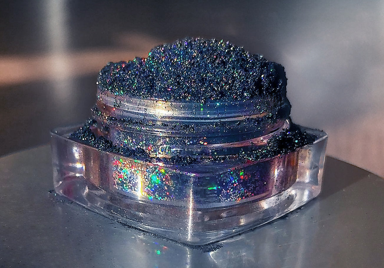 Black Holographic Mineral Eye Shadow